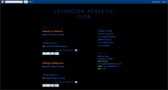 Desktop Screenshot of lexingtonathleticclub.blogspot.com