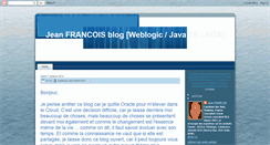 Desktop Screenshot of j-francois.blogspot.com