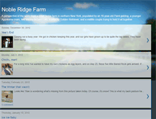 Tablet Screenshot of nobleridgefarm.blogspot.com