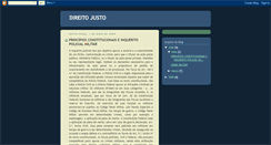 Desktop Screenshot of direitojustolei.blogspot.com