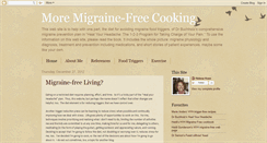 Desktop Screenshot of moremigrainefreecooking.blogspot.com