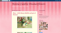 Desktop Screenshot of morenaciambra-dreamartflowers.blogspot.com