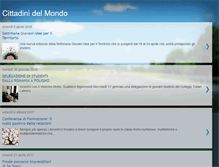 Tablet Screenshot of progettocittadinidelmondo.blogspot.com