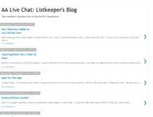 Tablet Screenshot of aalivechatdotcom.blogspot.com