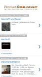 Mobile Screenshot of produktgesellschaft.blogspot.com