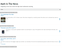 Tablet Screenshot of mathinthenews.blogspot.com