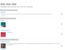 Tablet Screenshot of notesonlove.blogspot.com