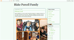 Desktop Screenshot of blakepurcellfamily.blogspot.com