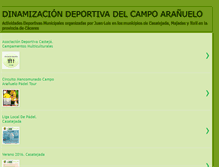 Tablet Screenshot of dinamizaciondeportivajuanluisdelolmo.blogspot.com