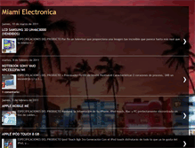 Tablet Screenshot of miamielectronica.blogspot.com