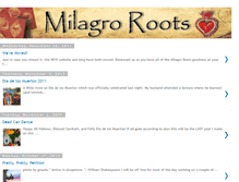 Tablet Screenshot of milagroroots.blogspot.com