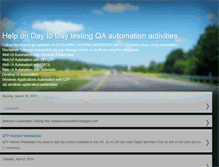 Tablet Screenshot of day2daytesting.blogspot.com