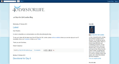 Desktop Screenshot of 40daysforlifelondon.blogspot.com