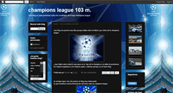 Desktop Screenshot of championsleague103m.blogspot.com