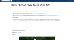 Desktop Screenshot of bonnevillesaltflats2011.blogspot.com