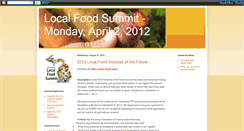 Desktop Screenshot of localfoodsummit2012.blogspot.com