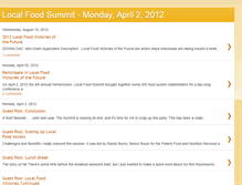 Tablet Screenshot of localfoodsummit2012.blogspot.com