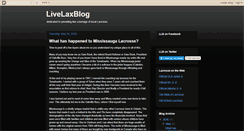 Desktop Screenshot of livelaxblog.blogspot.com