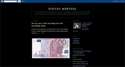 Desktop Screenshot of digitusmortuus.blogspot.com