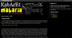 Desktop Screenshot of kabaretmalaria.blogspot.com