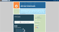 Desktop Screenshot of 7mp3-atb.blogspot.com