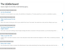 Tablet Screenshot of leadmarketingagency.blogspot.com
