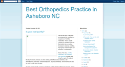 Desktop Screenshot of bestorthopedicspractice.blogspot.com