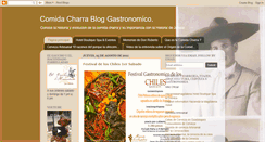 Desktop Screenshot of comidacharra.blogspot.com