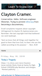 Mobile Screenshot of claytonecramer.blogspot.com