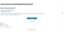 Tablet Screenshot of electronicswholesaledistributor.blogspot.com