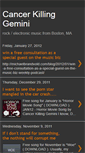 Mobile Screenshot of cancerkillinggemini.blogspot.com