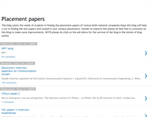 Tablet Screenshot of digin4placementpapers.blogspot.com
