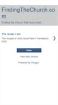 Mobile Screenshot of finding-the-church.blogspot.com