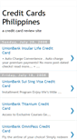 Mobile Screenshot of creditcardsph.blogspot.com