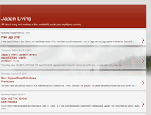 Tablet Screenshot of japan-living.blogspot.com