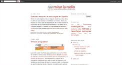 Desktop Screenshot of mirarlaradio.blogspot.com