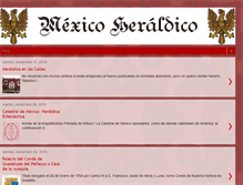 Tablet Screenshot of mexicoheraldico.blogspot.com