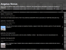 Tablet Screenshot of oangelusnovus.blogspot.com