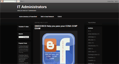 Desktop Screenshot of itadministrators1.blogspot.com