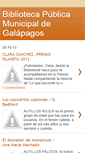 Mobile Screenshot of bibliotecagalapagos.blogspot.com