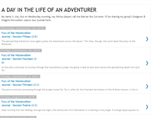 Tablet Screenshot of adayinthelifeofanadventurer.blogspot.com