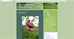 Desktop Screenshot of jadedvegetarian.blogspot.com