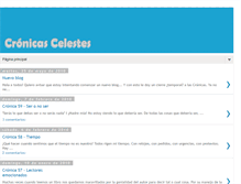 Tablet Screenshot of cronicascelestes.blogspot.com