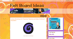 Desktop Screenshot of feltboardideas.blogspot.com