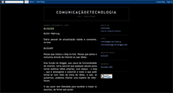 Desktop Screenshot of comunicacaoetecnologia.blogspot.com