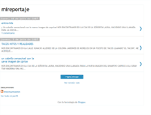 Tablet Screenshot of mireportaje.blogspot.com