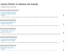 Tablet Screenshot of casinoonlineitalianonelmondo.blogspot.com