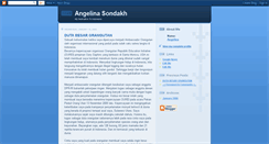 Desktop Screenshot of angelinasondakh.blogspot.com