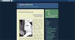 Desktop Screenshot of leeresvivir.blogspot.com