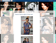 Tablet Screenshot of bollywood-diary.blogspot.com